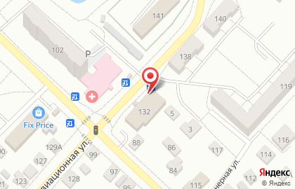 Супермаркет Магнит на ​Авиационной на карте