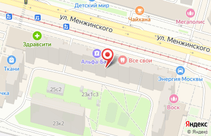 ЗАО Банкомат, КРЕДИТ ЕВРОПА БАНК на улице Менжинского на карте