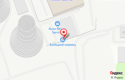 Автосервис Большой кореец в Москве на карте