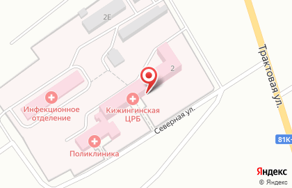 Кижингинская центральная районная больница на карте