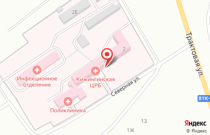 Кижингинская центральная районная больница на карте
