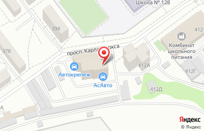 Учебно-курсовой комбинат механизаторов на улице Карла Маркса на карте