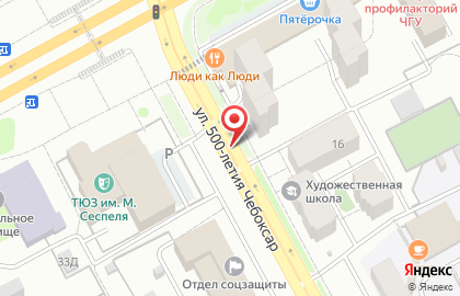 Перетяжка мебели в Чебоксарах на карте