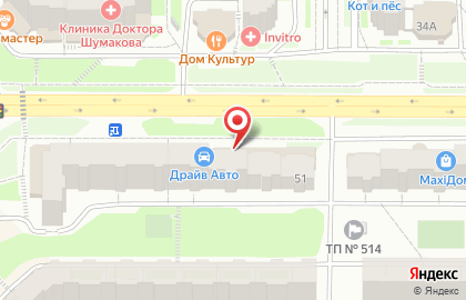 Универсам Пятёрочка на проспекте Максима Горького, 51 на карте