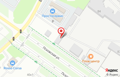 Автостоянка для большегрузного транспорта на карте