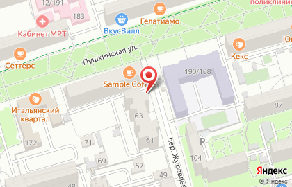 ОАО БИНБАНК в переулке Журавлева на карте