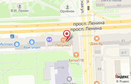 Стоматологическая клиника ЗУБ ДАЮ на проспекте Ленина на карте