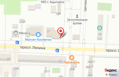 Отделение банка Сбербанк России на проспекте В.И.Ленина на карте