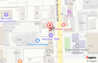 ООО ИнтекС на улице Энтузиастов на карте