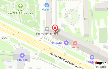 Салон-магазин Бусинка на Комсомольском проспекте на карте