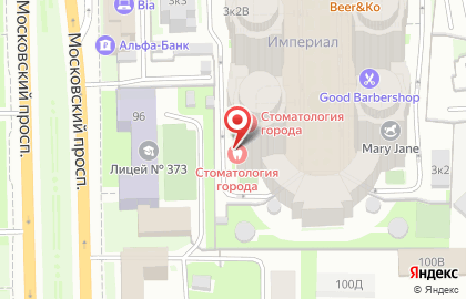 Оздоровительный центр Galoroom на метро Фрунзенская на карте