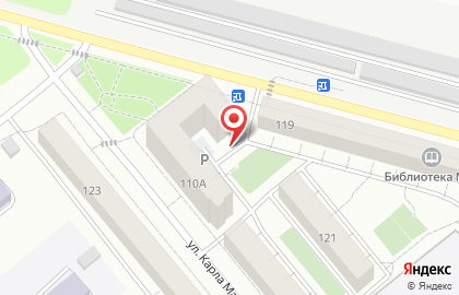 Управление МВД России по г. Тюмени Участковый пункт полиции Калининского района на улице Карла Маркса на карте