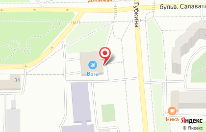 Спортивная школа Алмаз на улице Губкина на карте