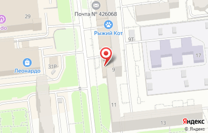 Супермаркет Магнит в Ижевске на карте