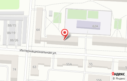 Участковый пункт полиции №3 на Интернациональной улице на карте