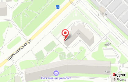 Стоматологическая клиника на Шипиловской на карте