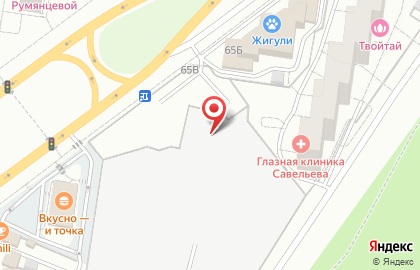 Автостоянка в Тольятти на карте