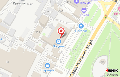 Сеть магазинов и гипермаркетов укрепления семьи Pink Rabbit на Севастопольской улице на карте