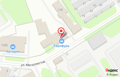 Магазин автозапчастей Еврофура Березники на карте