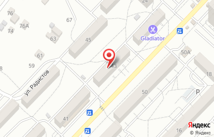 Отдел занятости населения Краснооктябрьского района на карте