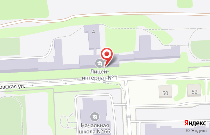 Гимназия №1 в Иркутске на карте