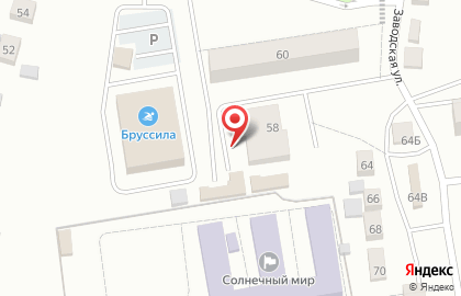 Банкомат Росбанк, Восточно-Сибирский филиал на Заводской улице, 58 в Берёзовке на карте