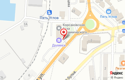 Коммерческий банк Долинск на Портовой улице на карте