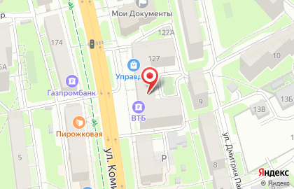 Центр юридической защиты на улице Коминтерна на карте