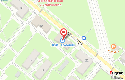 Ультра Окна Гармония Пикалево на карте