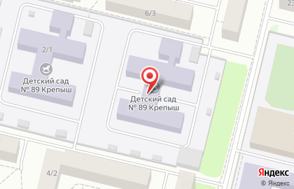 Детский сад Крепыш №89 на улице Лермонтова на карте