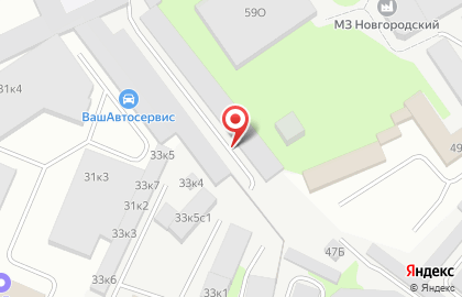 Автосервис в Великом Новгороде на карте