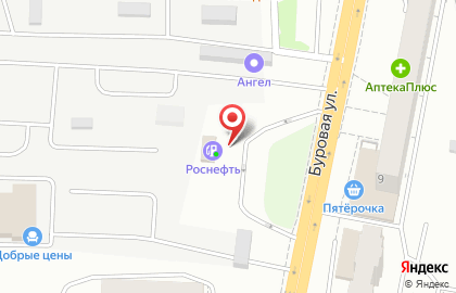 АЗС, ООО Саратовнефтепродукт на Буровой улице на карте