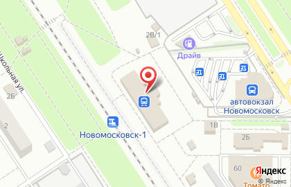 Автовокзал, г. Новомосковск на карте