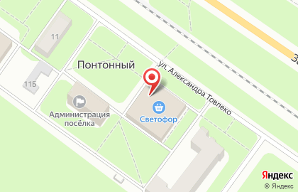 Чайка на улице Александра Товпеко на карте