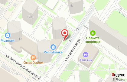 Служба доставки суши Домик на карте