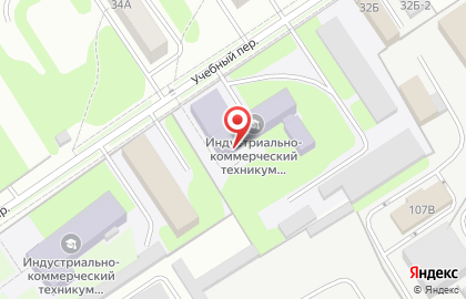 Дзержинский индустриально-коммерческий техникум на Студенческой улице на карте