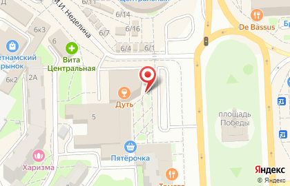 Микрокредитная компания Отличные наличные в Октябрьском районе на карте