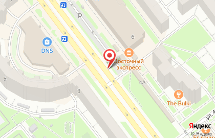 Ночная автостоянка на Ульяновском проспекте на карте