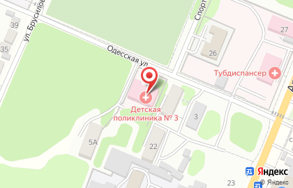 Детская городская больница Поликлиника №3 на карте