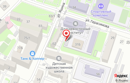 Территориальный фонд геологической информации по Дальневосточному федеральному округу в Хабаровске на карте