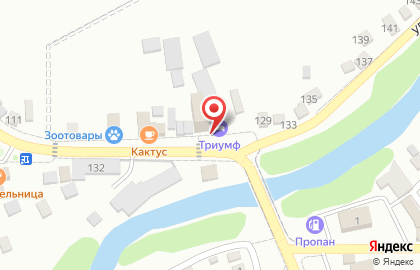 Гостиница Триумф в Ессентуках на карте