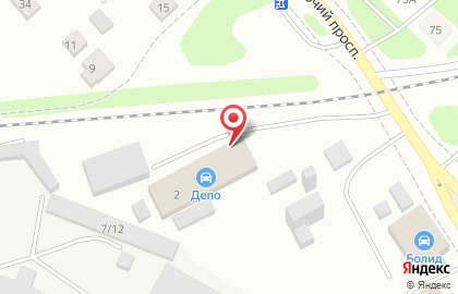 Автосервис ДЕПО на Луговой улице на карте