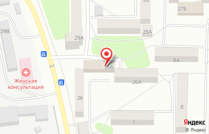 Супермаркет Пятёрочка в Новосибирске на карте