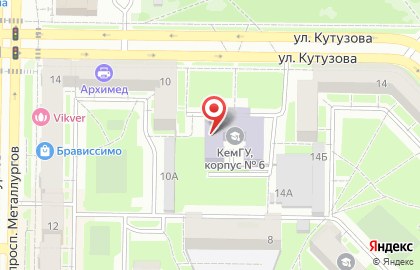 ЗапСИБ в Новокузнецке на карте