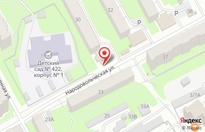 Супермаркет Магнит в Свердловском районе на карте