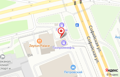 АЗС Aero в Фрунзенском районе на карте