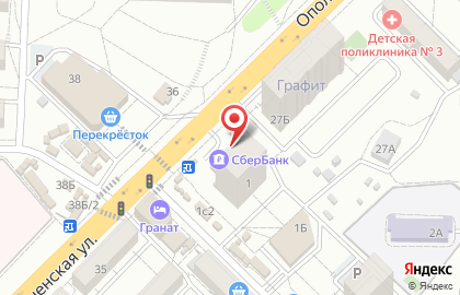 Банкомат Поволжский банк Сбербанка России, Волгоградское отделение №8621 в Тракторозаводском районе на карте