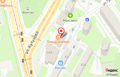 Кафе Токио на улице Кутузова на карте