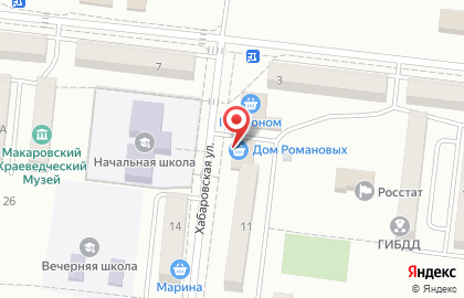 Продовольственный магазин Дом Романовых на карте