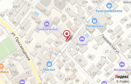 Столовая в Сочи на карте